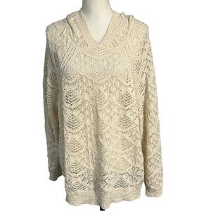 Torrid size 1 open knit hoodie EUC